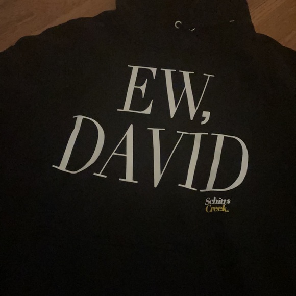 Ew David Hoodie in Black Schitts Creek - Picture 5 of 5